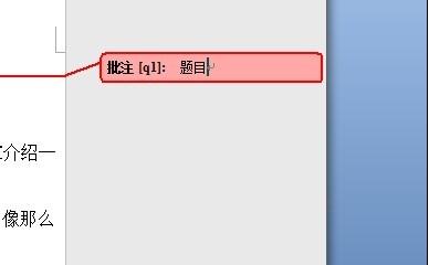 word2007添加批注的方法教程(5)