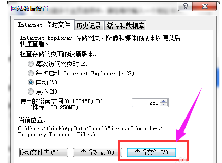 win7系统IE浏览器缓存文件在哪(4)