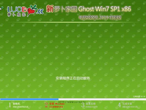新萝卜家园 ghost_win7 sp1 x86 旗舰纯净版下载 V2020(1)