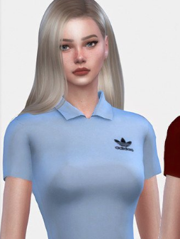 模拟人生4阿迪经典女款上衣MOD