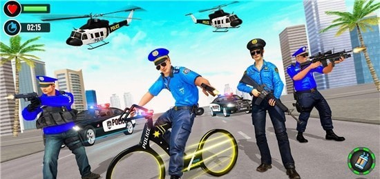 BMX自行车骑警追凶