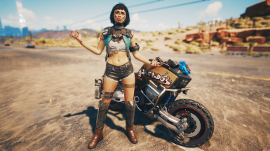 赛博朋克2077女V流浪者主题服装MOD