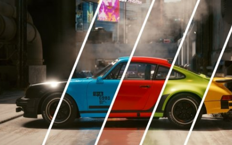 赛博朋克2077炫彩保时捷911MOD