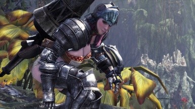 怪物猎人世界冰原丰满雌火龙套MOD