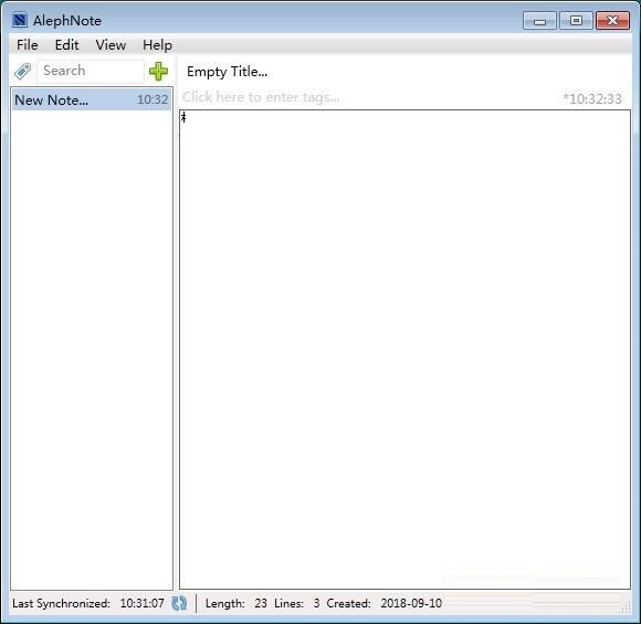 AlephNote(桌面笔记软件)