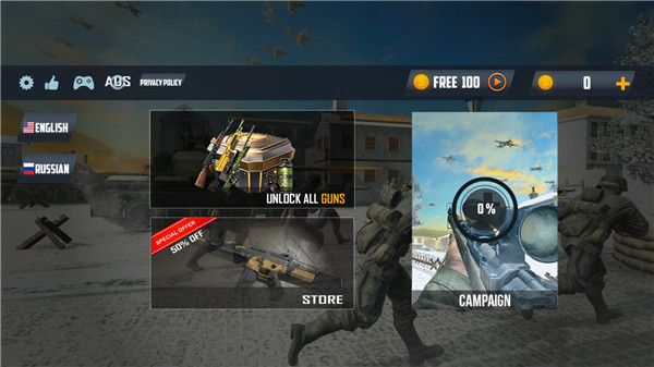 冬季狙击手(Call of Sniper Cold War)